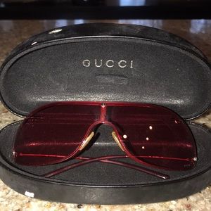 Red Gucci Sunglasses
